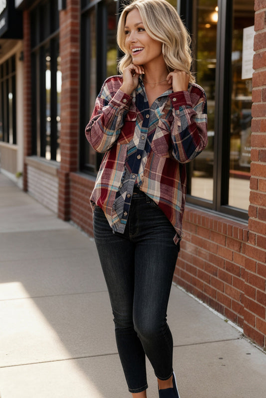 Rustic Remix Flannel Top