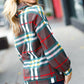 Embrace The Joy Multicolor Plaid Turtleneck Sweater
