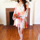 Multicolor Paisley Patchwork Surplice Romper
