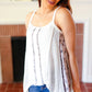 Boho Patchwork Print Halter Tank