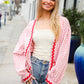 Spell Bound Red & Pink Cotton Ribbon Tie Gingham Pocket Jacket