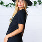 Black Cotton Nashville Graphic Knit Tee