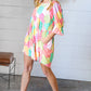 Multicolor Floral Patchwork Fit and Flare Dress