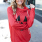 Halloween Jack-O-Lantern Terry Thumb Hole Double Hoodie