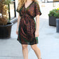 A Night To Remember Black Effervescence Sequin V Neck Dress