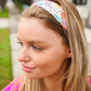 Multicolor Polka Dot & Heart Candy Twist Headband