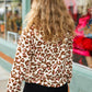 Easy Living Brown & Blush Animal Print Hoodie