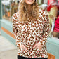 Easy Living Brown & Blush Animal Print Hoodie