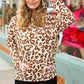 Easy Living Brown & Blush Animal Print Hoodie