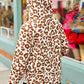 Easy Living Brown & Blush Animal Print Hoodie
