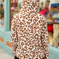 Easy Living Brown & Blush Animal Print Hoodie