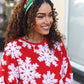 Santa Present Charms & Rhinestone Top Knot Holiday Headband