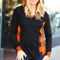 Black & Rust Plaid Hacci Knit Hoodie