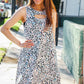 Be Bold Ivory Animal Print Peek-A-Boo Neck Dress