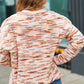 Forget Me Not Cream & Sepia Multicolor Chenille Velvet Sweater