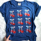 Coquette Watercolor Cherry Graphic Tee - RTS