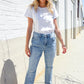 Judy Blue High-Rise Boyfriend Cuffed Hem Star Pocket Jeans