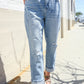 Judy Blue High-Rise Boyfriend Cuffed Hem Star Pocket Jeans