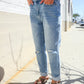 Judy Blue High-Rise Boyfriend Cuffed Hem Star Pocket Jeans
