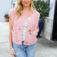 Classy Chic Gold Button Down Chunky Sweater Vest