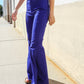 All You Need Sapphire High Waist Flare Leg Denim Jeans