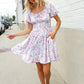 Lock Eyes Cream Floral Print Sweetheart Neck Fit & Flare Dress