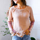 Zigzag Charm Blush Thermal Long Sleeve