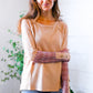 Zigzag Charm Blush Thermal Long Sleeve