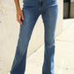 Judy Blue High Rise Trouser Flare Medium Wash Denim Jeans