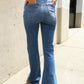 Judy Blue High Rise Trouser Flare Medium Wash Denim Jeans