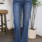 Trouser Bootcut Stretch Denim Jeans