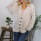 Cozy in Confetti Pocketed Button Cardigan