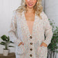 Cozy in Confetti Pocketed Button Cardigan