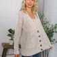 Cozy in Confetti Pocketed Button Cardigan