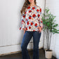 Tea Time Floral Bell Sleeve Top