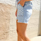 Adorable You High Rise Stars & Stripes Pocket Drawstring Shorts