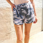 Be Bold Pink/Black Camo French Terry Pocket Shorts