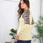 Stripes for Days Vintage Floral Raglan