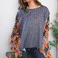 In A Paisley Daydream French Terry Poncho Top