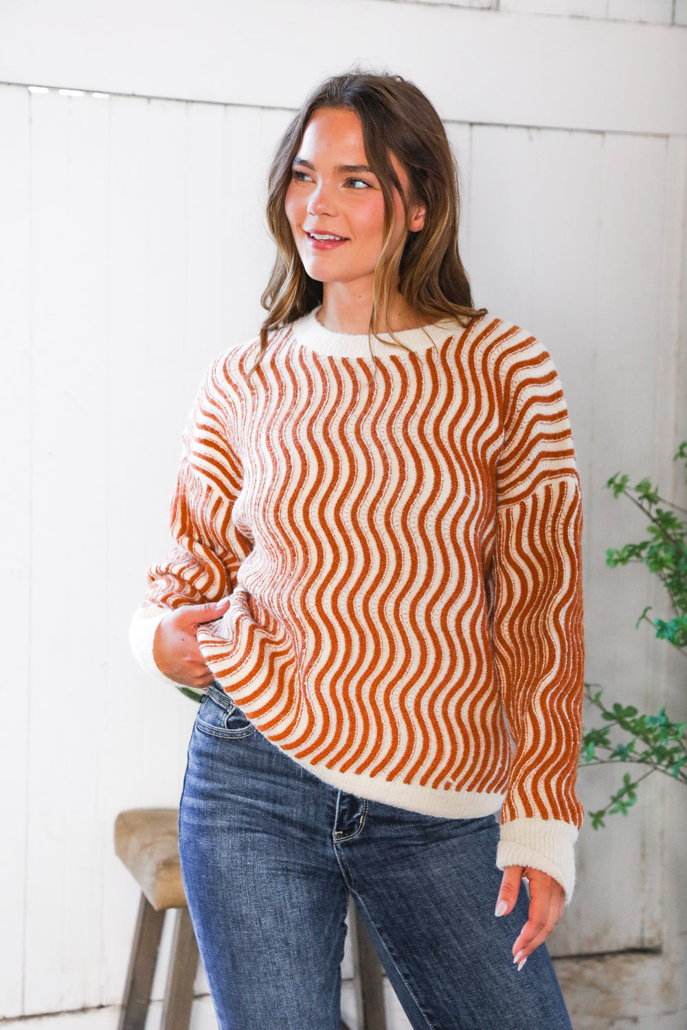 Cinnamon Swirls Cozy Pullover