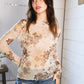 Whispering Wildflowers Semi Sheer Top