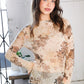 Whispering Wildflowers Semi Sheer Top