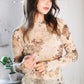 Whispering Wildflowers Semi Sheer Top