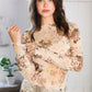 Whispering Wildflowers Semi Sheer Top