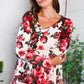 Berry Bloom Babydoll Top