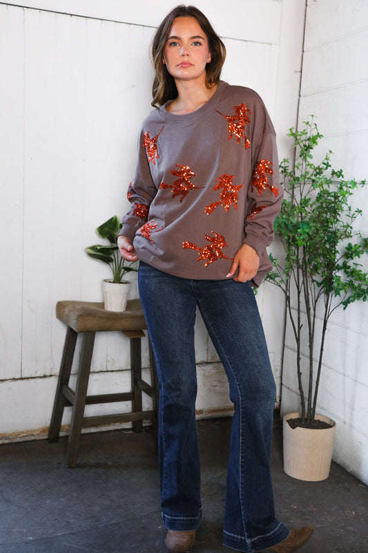 Sequins and Spells Spooky Pullover