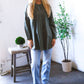 Read Between the Lines Olive Button Cotton Tunic