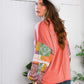 Wanderlust Patchwork Long Sleeve Top