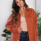 Peaceful Threads Burnt Orange Jacket
