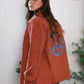 Peaceful Threads Burnt Orange Jacket